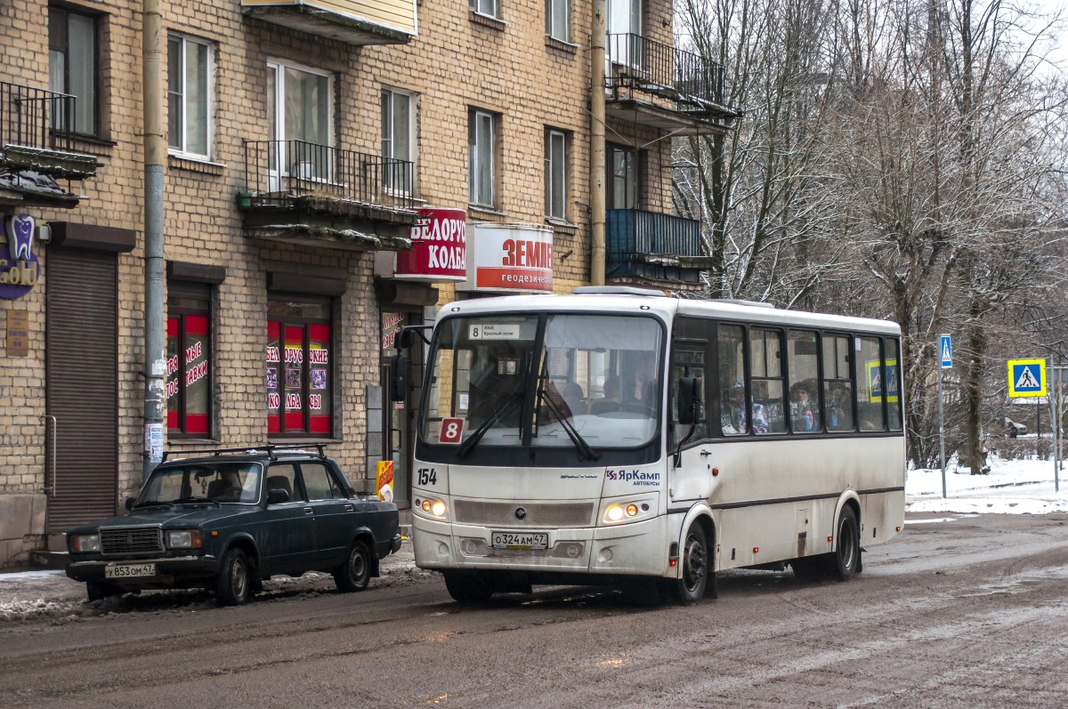 Ленинградская область, ПАЗ-320412-05 "Вектор" № 154