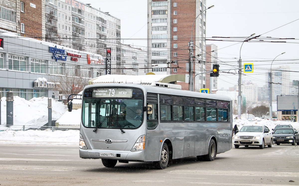 Новосибирская область, Hyundai New Super AeroCity 1F/L № Е 604 ЕТ 154