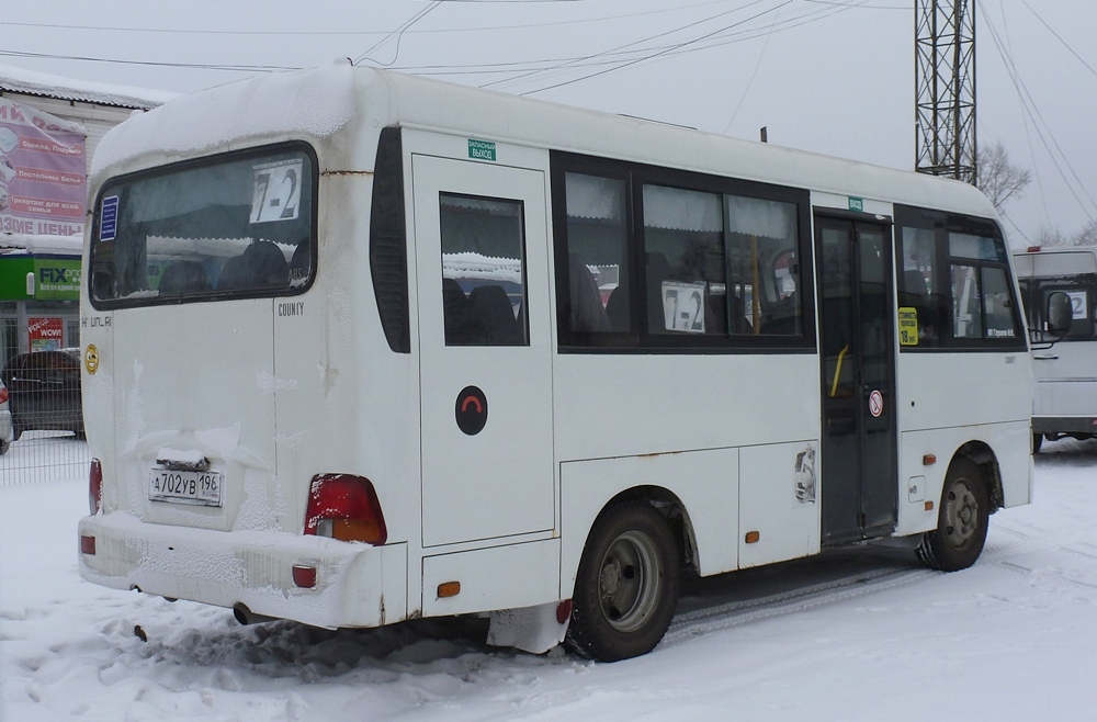 Свердловская область, Hyundai County SWB C08 (ТагАЗ) № А 702 УВ 196