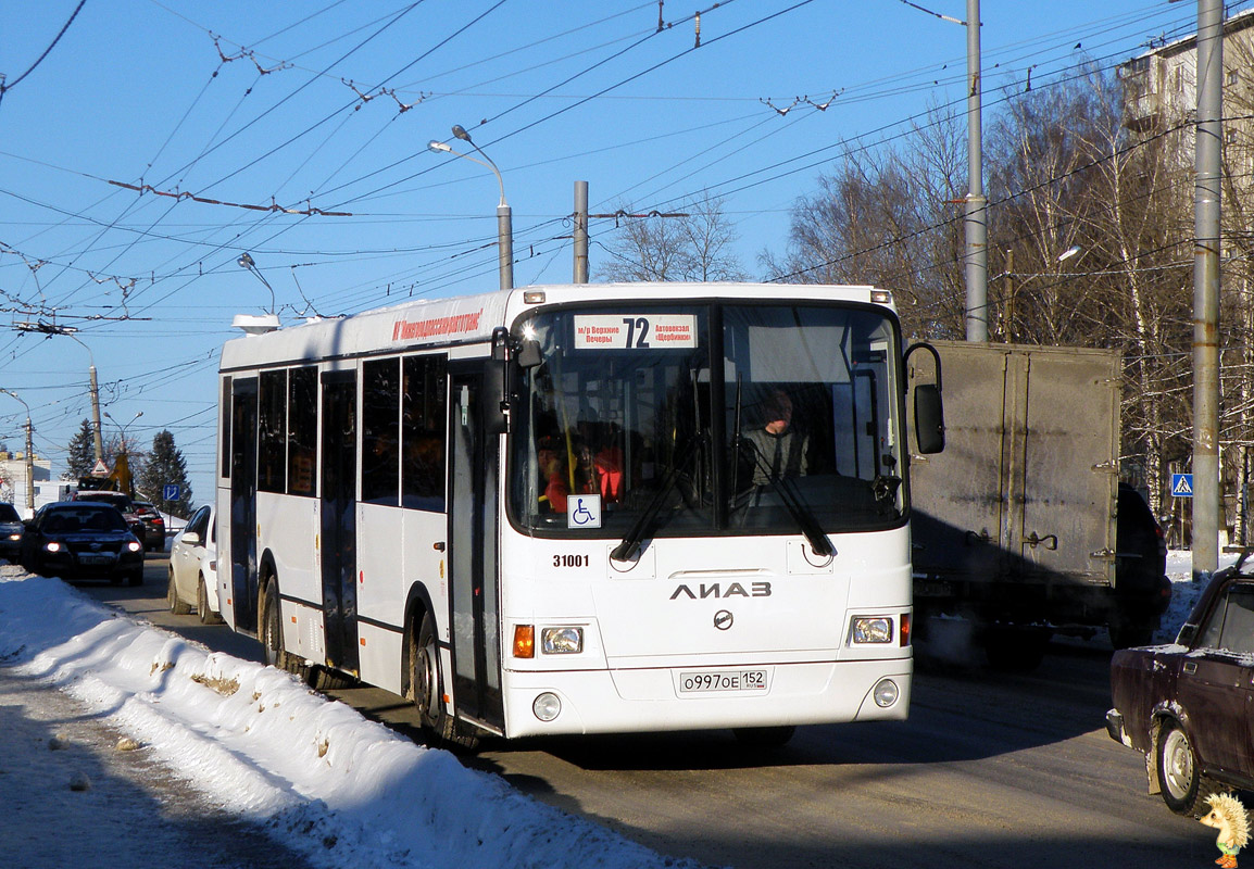 Нижегородская область, ЛиАЗ-5293.60 № 31001