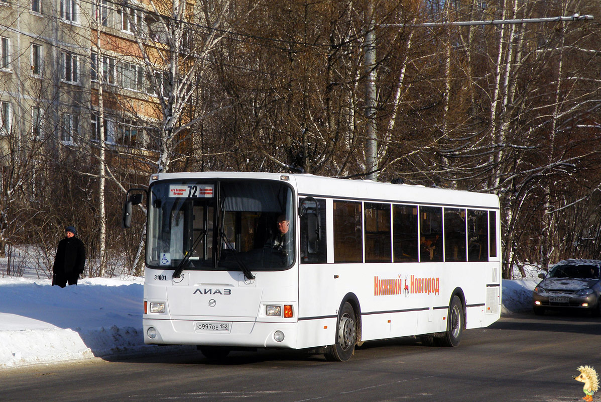 Нижегородская область, ЛиАЗ-5293.60 № 31001