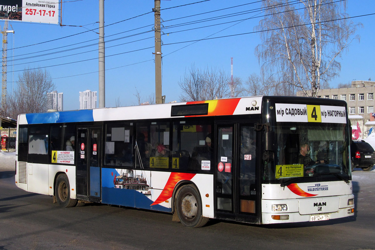 Пермский край, MAN A20 NÜ313 № В 812 НР 159