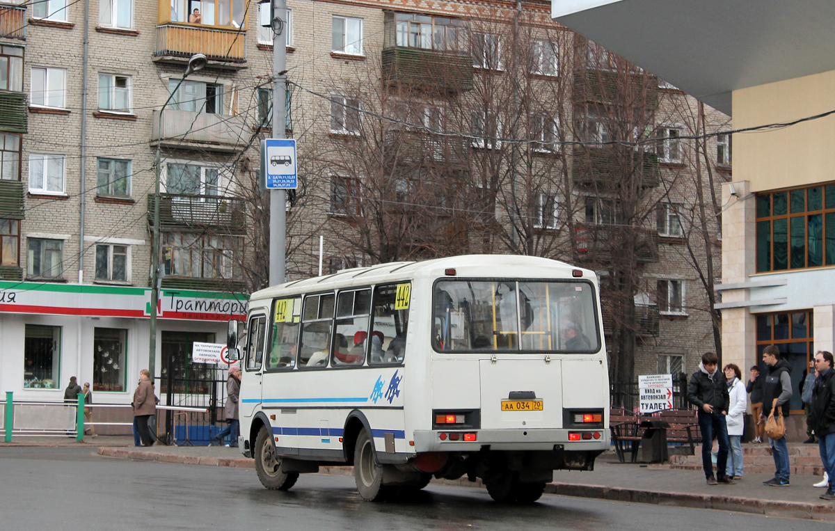 Томская область, ПАЗ-32054 № АА 034 70