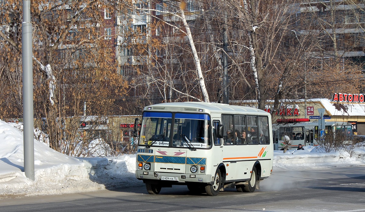 Томская область, ПАЗ-32054 № Е 404 УВ 70