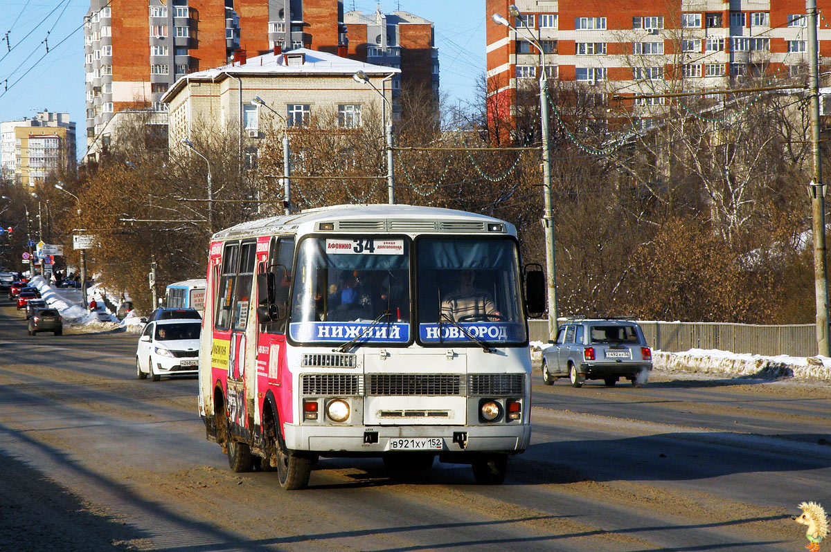 Нижегородская область, ПАЗ-32054 № В 921 ХУ 152