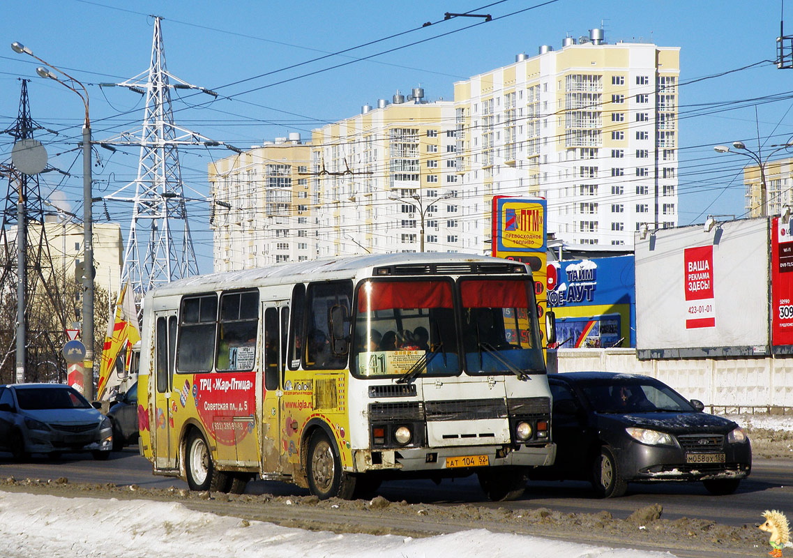 Ніжагародская вобласць, ПАЗ-32054 № АТ 104 52