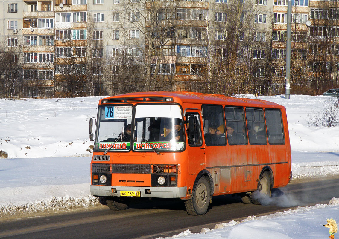 Нижегородская область, ПАЗ-32054 № АК 139 52