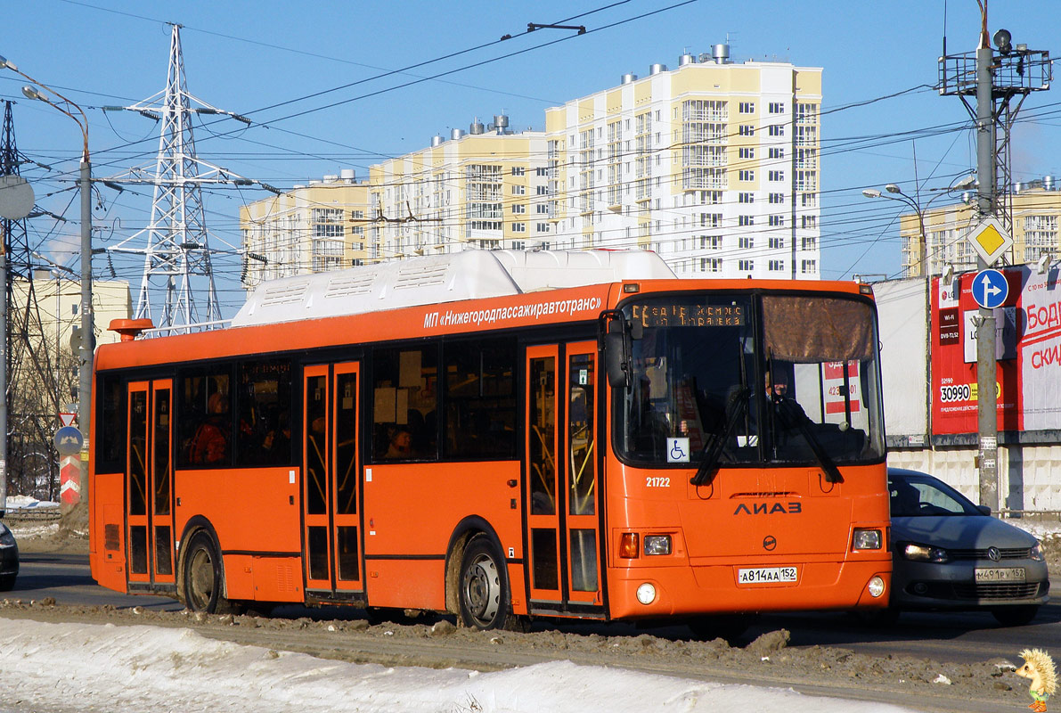 Нижегородская область, ЛиАЗ-5293.70 № 21722