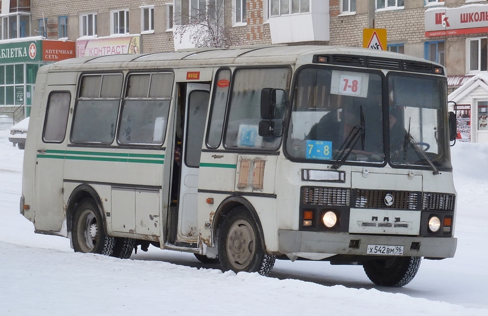 Свердловская область, ПАЗ-32053-07 № Х 542 ВМ 96