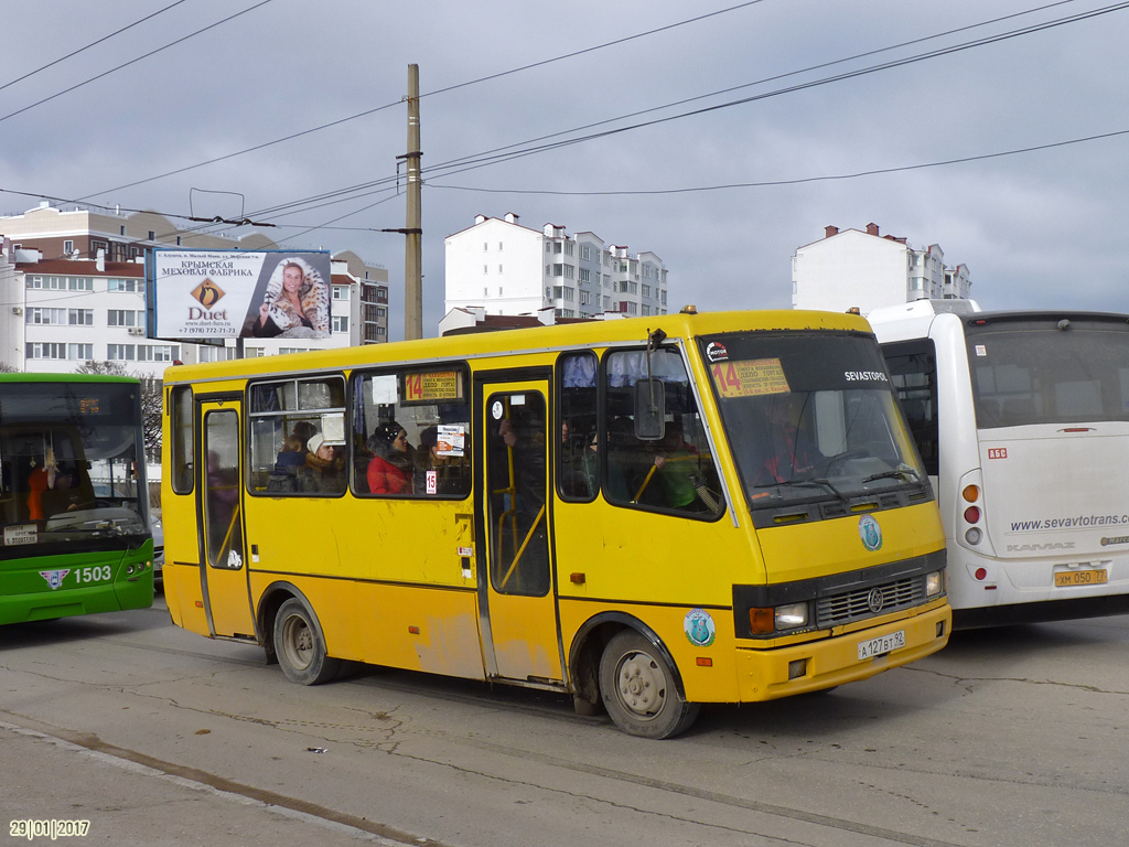 Szevasztopol, BAZ-A079.14 "Prolisok" sz.: А 127 ВТ 92