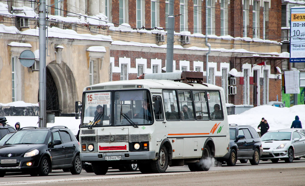 Новосибирская область, ПАЗ-32054 № С 334 ХЕ 154