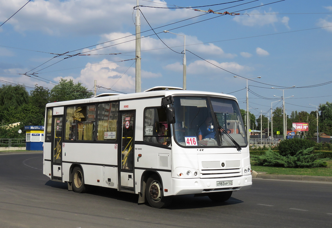 Краснодарский край, ПАЗ-320402-05 № О 983 НР 123