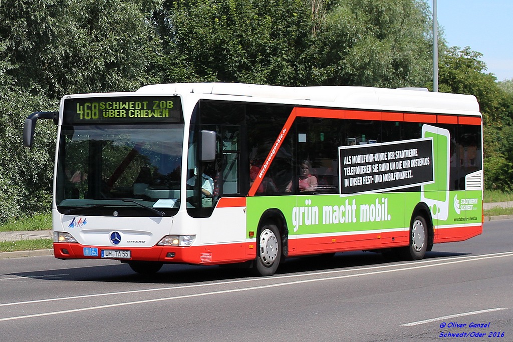 Бранденбург, Mercedes-Benz O530LEÜ Citaro facelift LE Ü № 55