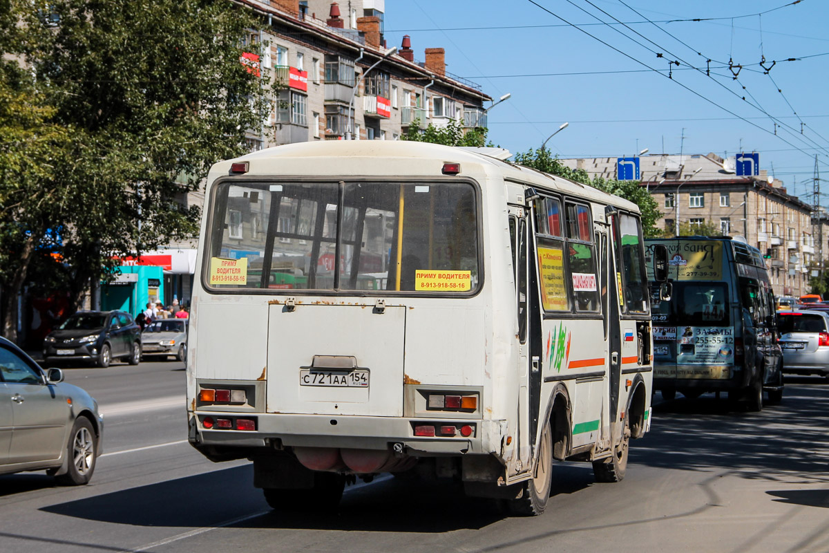 Новосибирская область, ПАЗ-32054 № С 721 АА 154