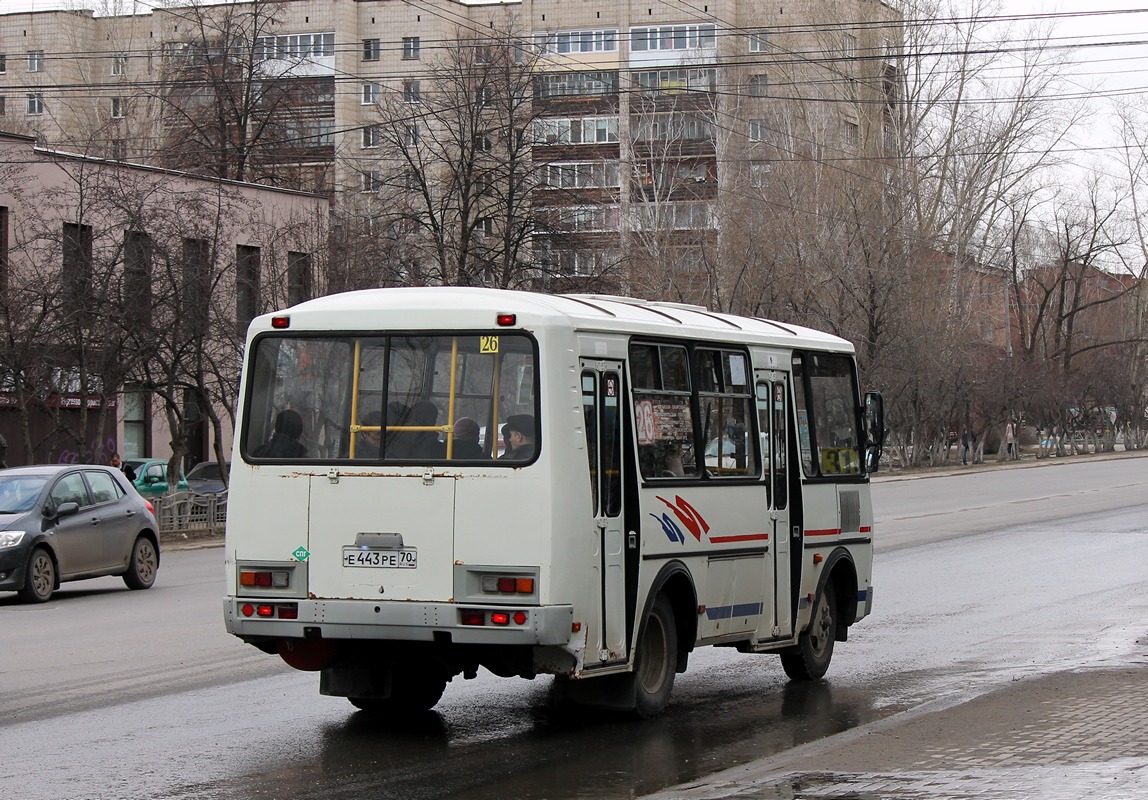 Томская область, ПАЗ-32054 № Е 443 РЕ 70