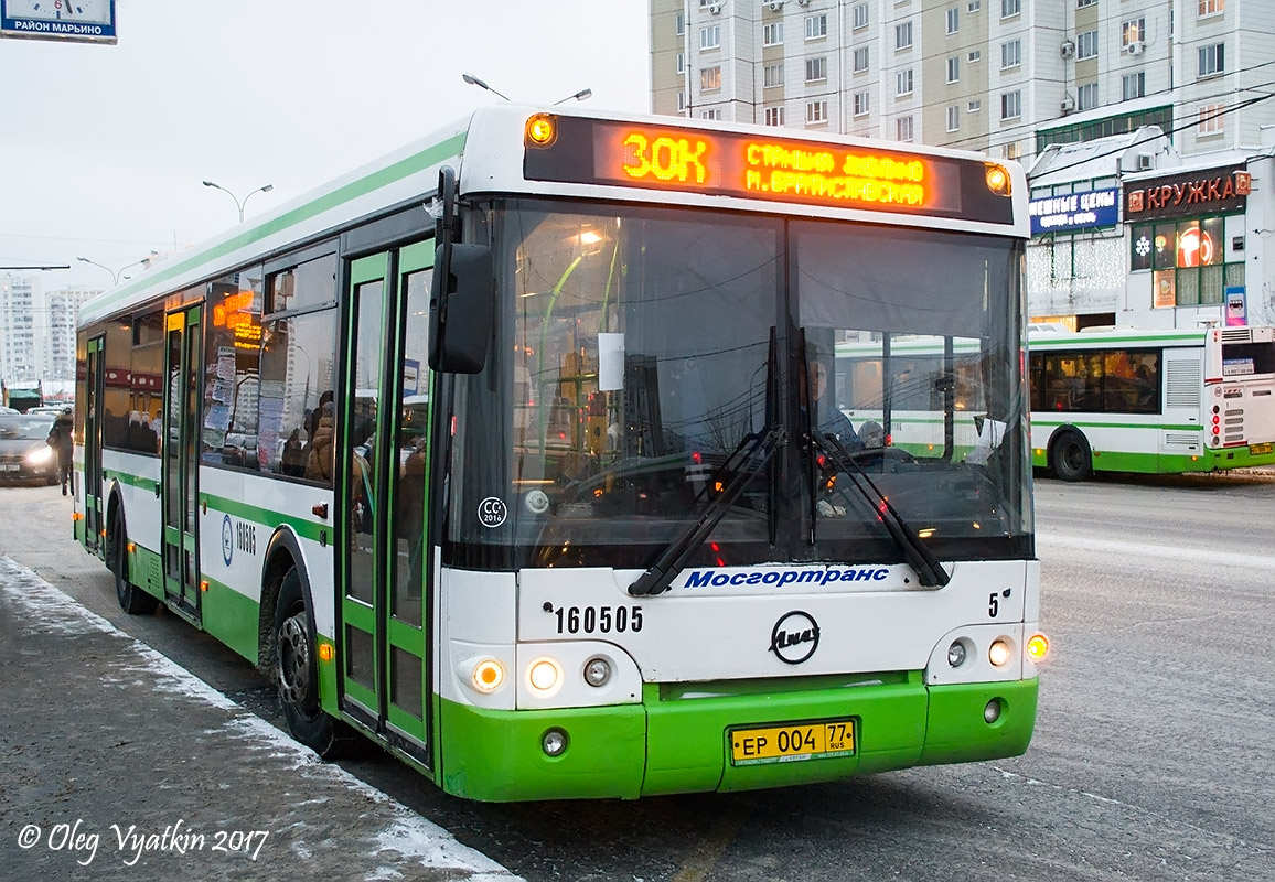 Москва, ЛиАЗ-5292.21 № 160505