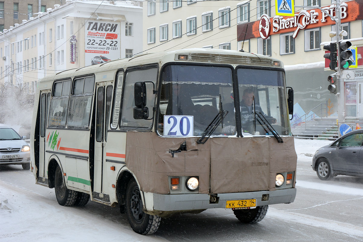 Sacha (Jakutsko), PAZ-32054 č. КК 432 14