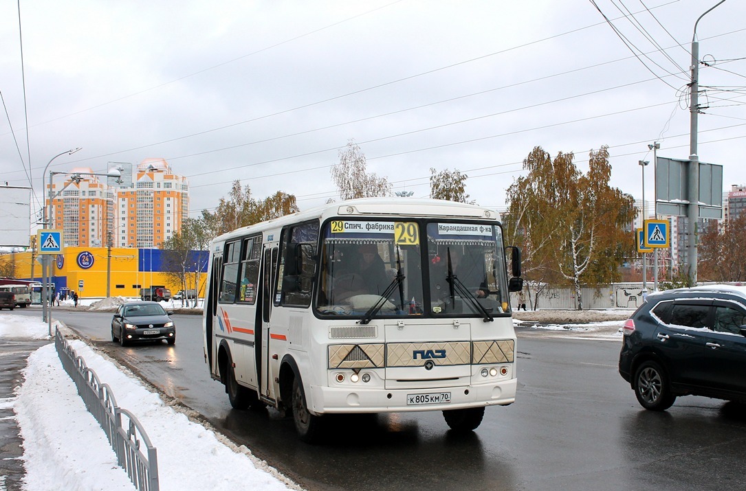 Томская область, ПАЗ-32054 № К 805 КМ 70