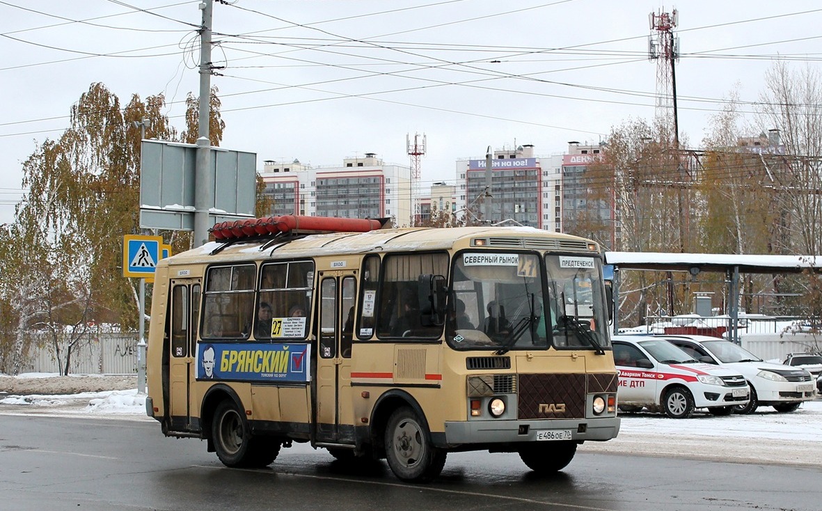 Томская область, ПАЗ-32054 № Е 486 ОЕ 70