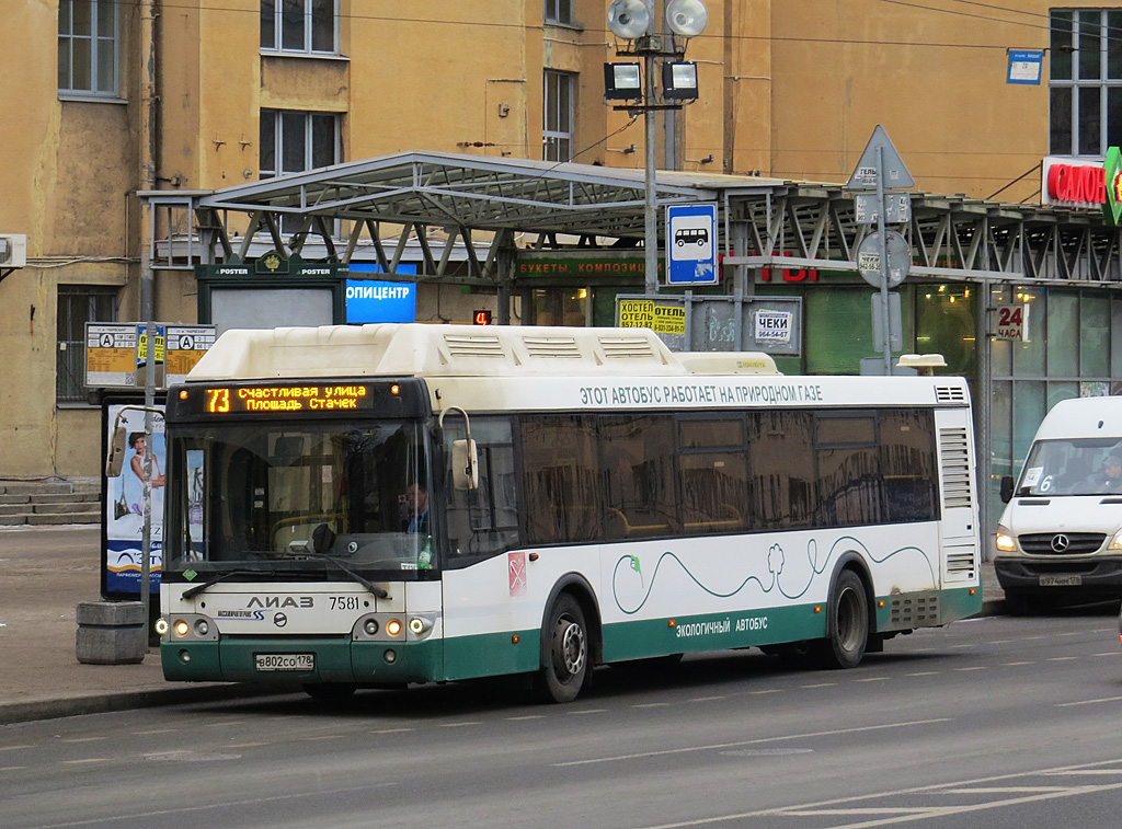 Sankt Petersburg, LiAZ-5292.71 Nr 7581