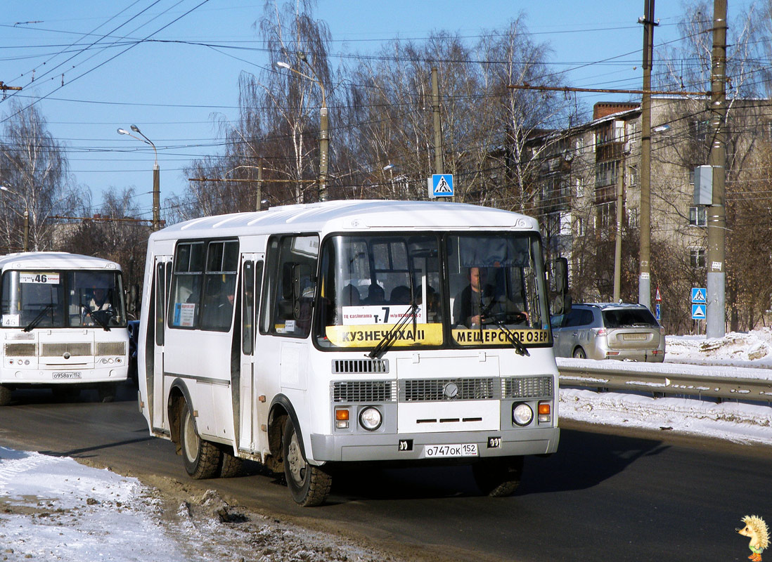 Нижегородская область, ПАЗ-32054 № О 747 ОК 152