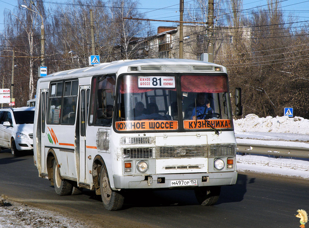 Нижегородская область, ПАЗ-32054 № М 497 ОР 152