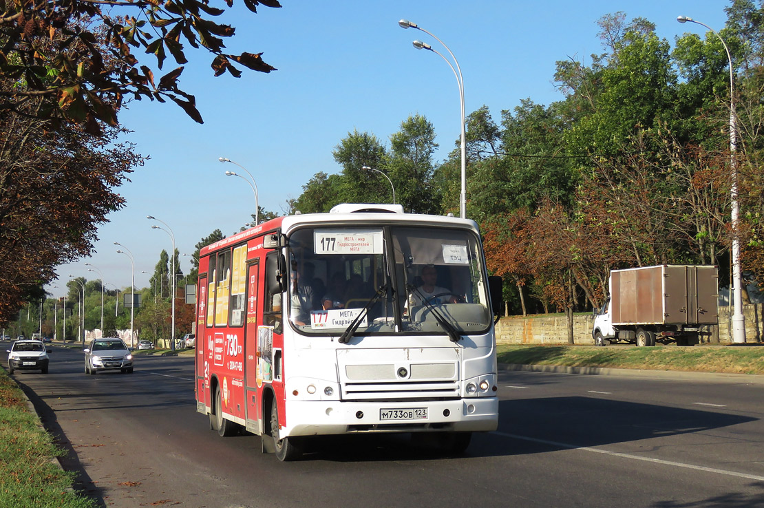 Краснодарский край, ПАЗ-320302-08 № М 733 ОВ 123