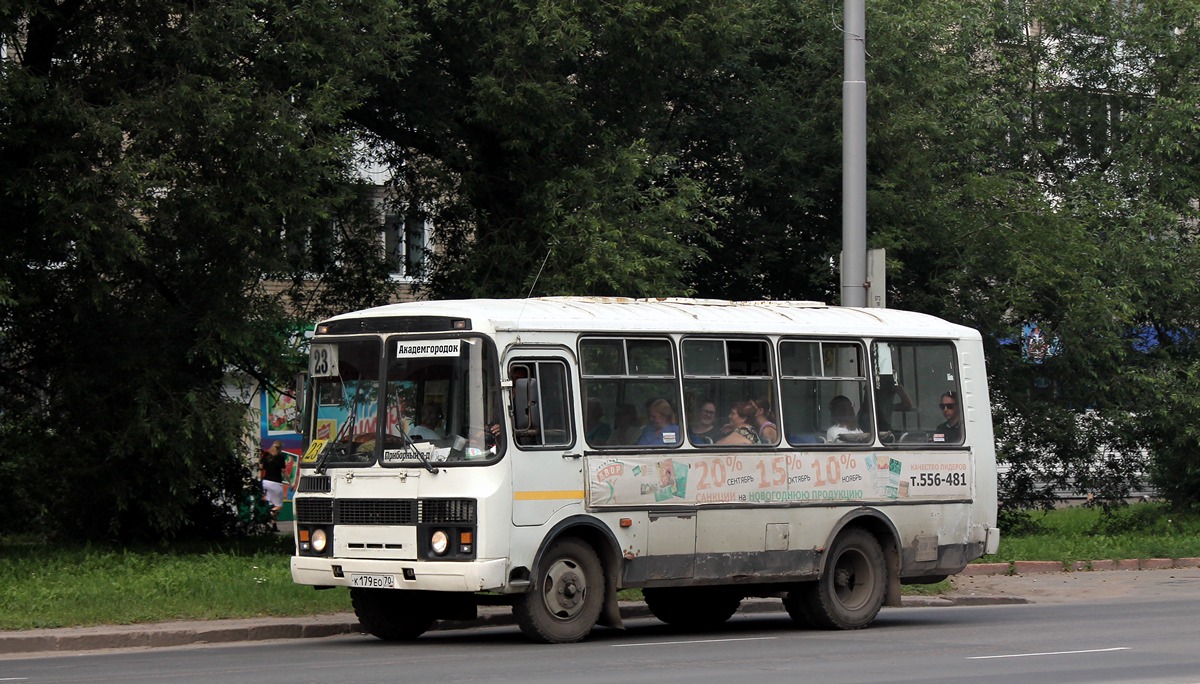 Томская область, ПАЗ-32051-110 № К 179 ЕО 70