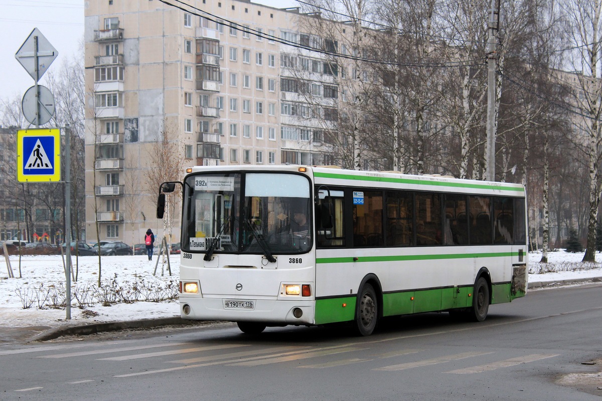 Санкт-Петербург, ЛиАЗ-5293.60 № 3860