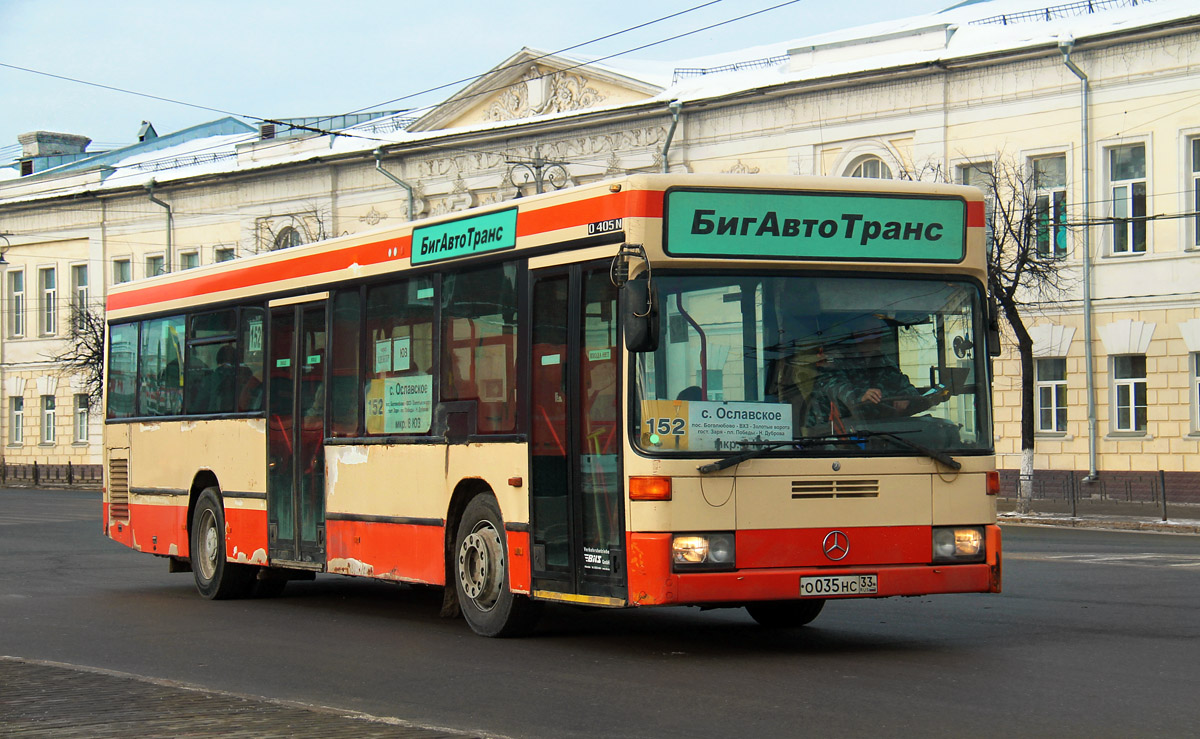 Владимирская область, Mercedes-Benz O405N2 № О 035 НС 33