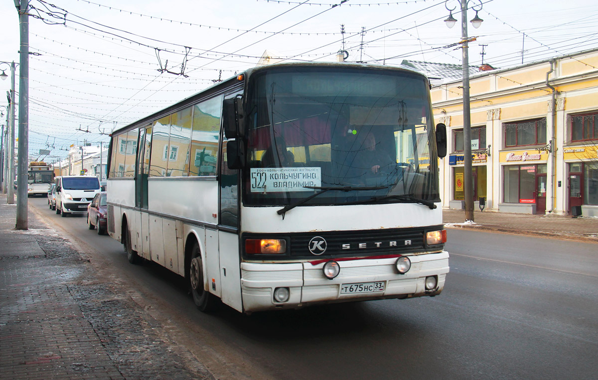 Vladimir region, Setra S215UL Nr. Т 675 НС 33