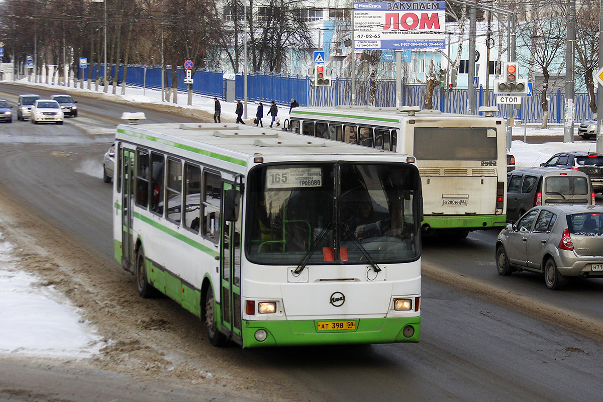 Пензенская область, ЛиАЗ-5256.45-01 № АТ 398 58