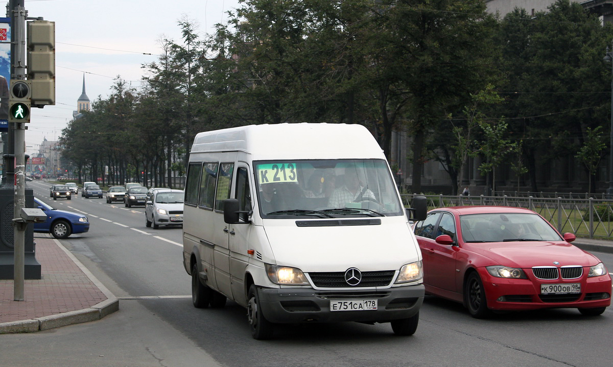 Санкт-Петербург, Mercedes-Benz Sprinter W904 408CDI № Е 751 СА 178