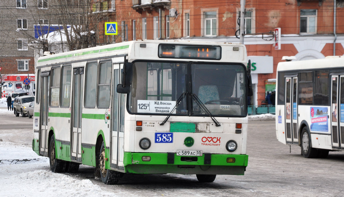 Омская область, ЛиАЗ-5256.45 № 585