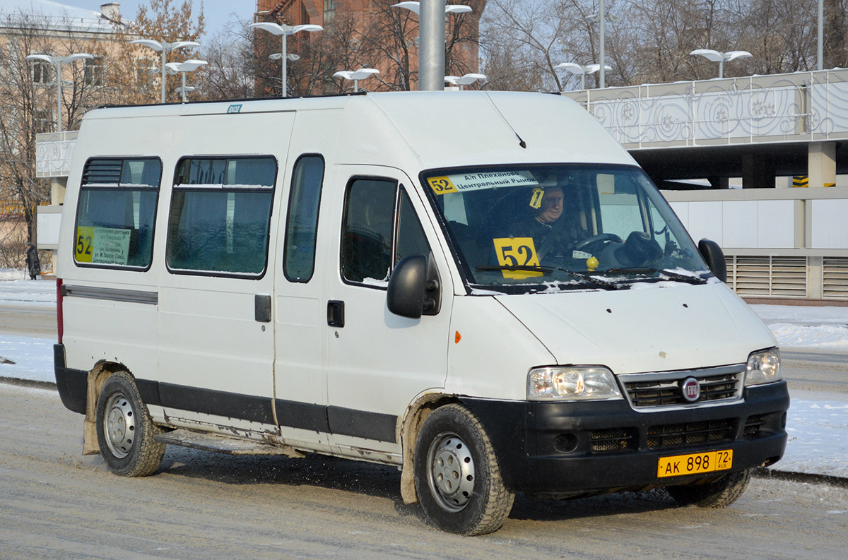 Тюменская область, FIAT Ducato 244 CSMMC, -RT № АК 898 72