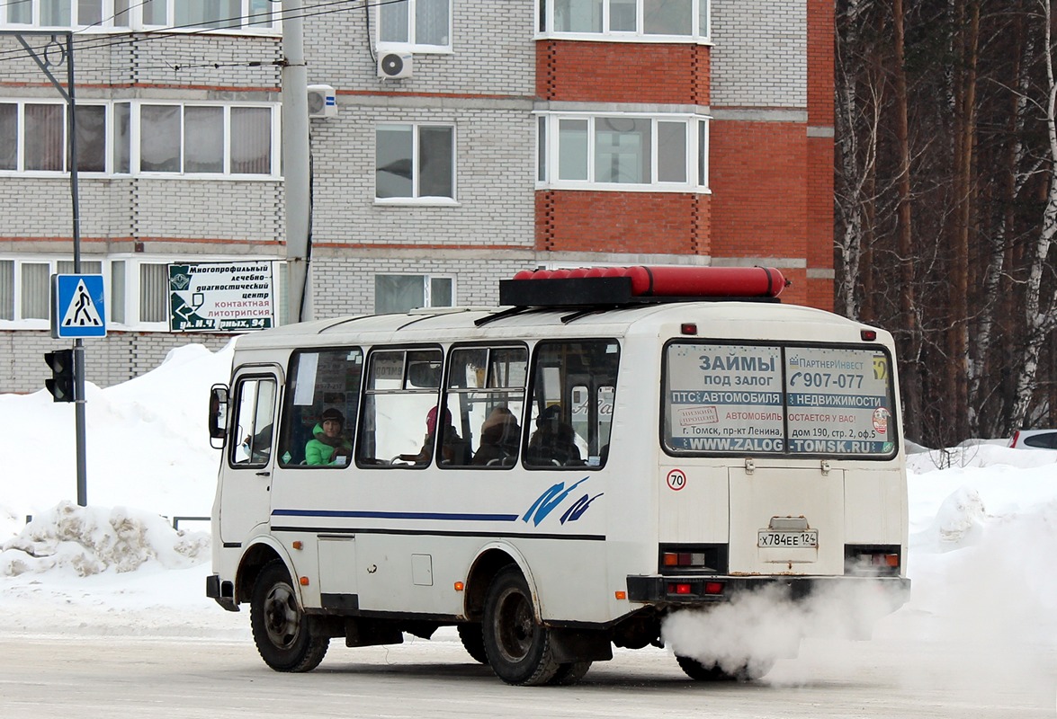 Томская область, ПАЗ-32054 № Х 784 ЕЕ 124