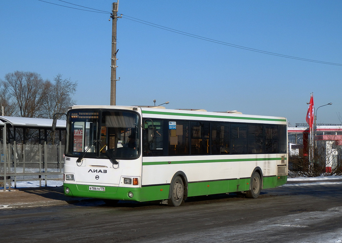 Санкт-Петербург, ЛиАЗ-5293.60 № 3861