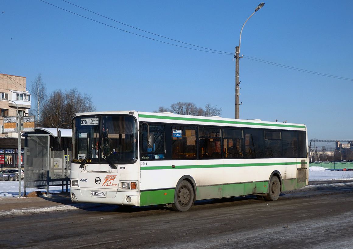 Санкт-Петербург, ЛиАЗ-5293.53 № 3594