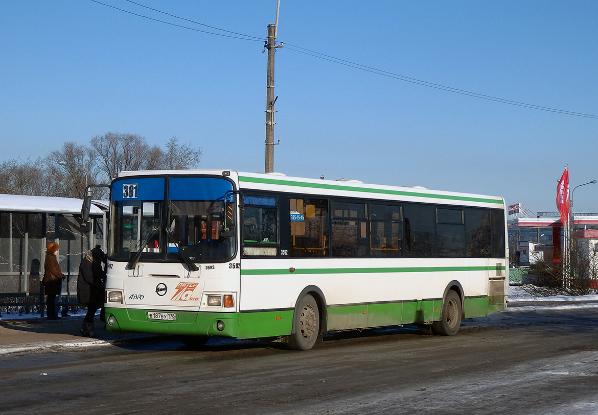 Санкт-Петербург, ЛиАЗ-5293.53 № 3592