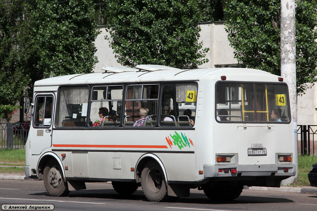 Воронежская область, ПАЗ-32054 № Е 807 ХТ 36