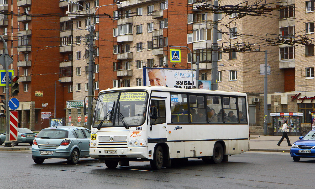 Санкт-Петербург, ПАЗ-320402-05 № 9078