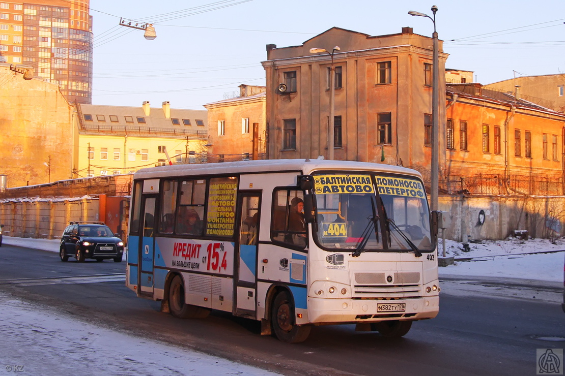 Санкт-Петербург, ПАЗ-320402-05 № 403