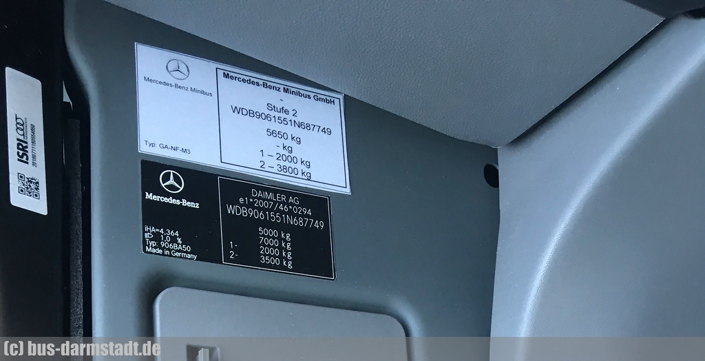 Гессен, Mercedes-Benz Sprinter City 65 № MA-BB 7979