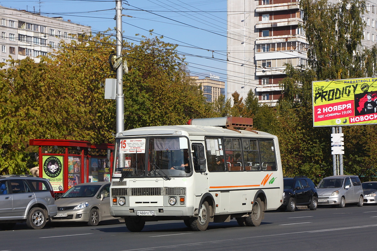 Новосибирская область, ПАЗ-32054 № С 466 РХ 154