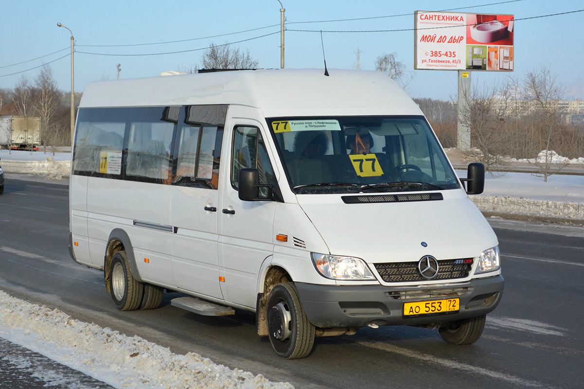 Тюменская область, Луидор-223203 (MB Sprinter Classic) № АО 553 72