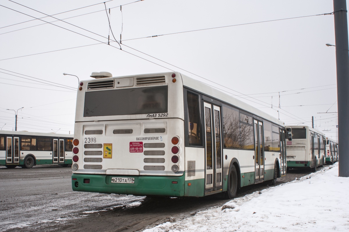 Sankt Petersburg, LiAZ-5292.60 Nr 2398