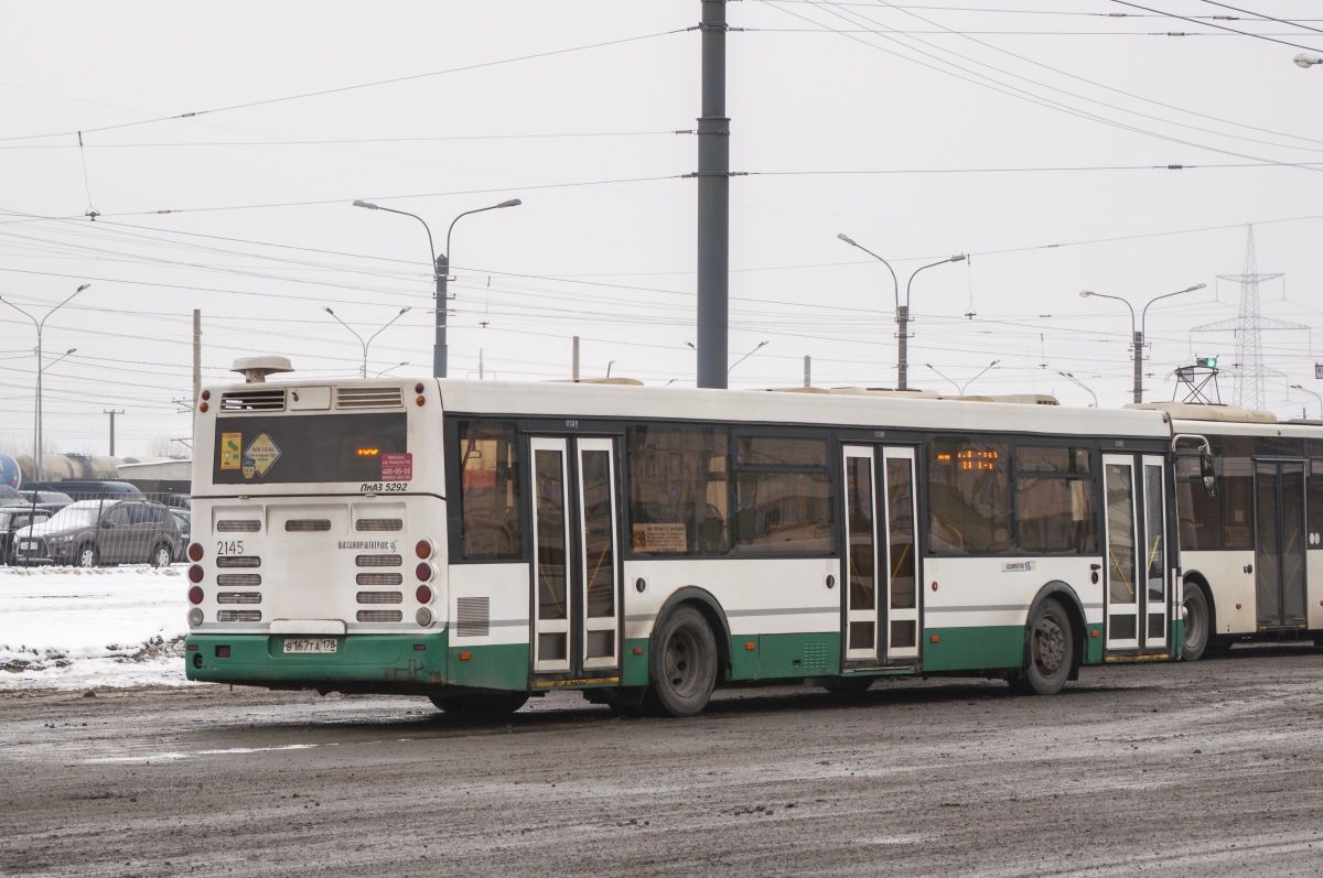 Санкт-Петербург, ЛиАЗ-5292.60 № 2145