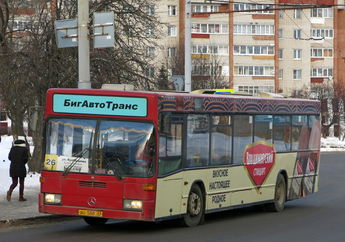 Vladimir region, Mercedes-Benz O405N2 Nr. ВО 588 33