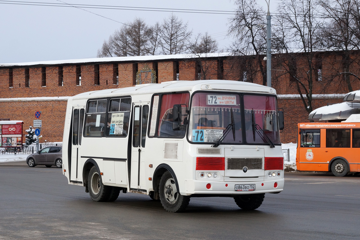 Нижегородская область, ПАЗ-32054 № О 863 ВО 152