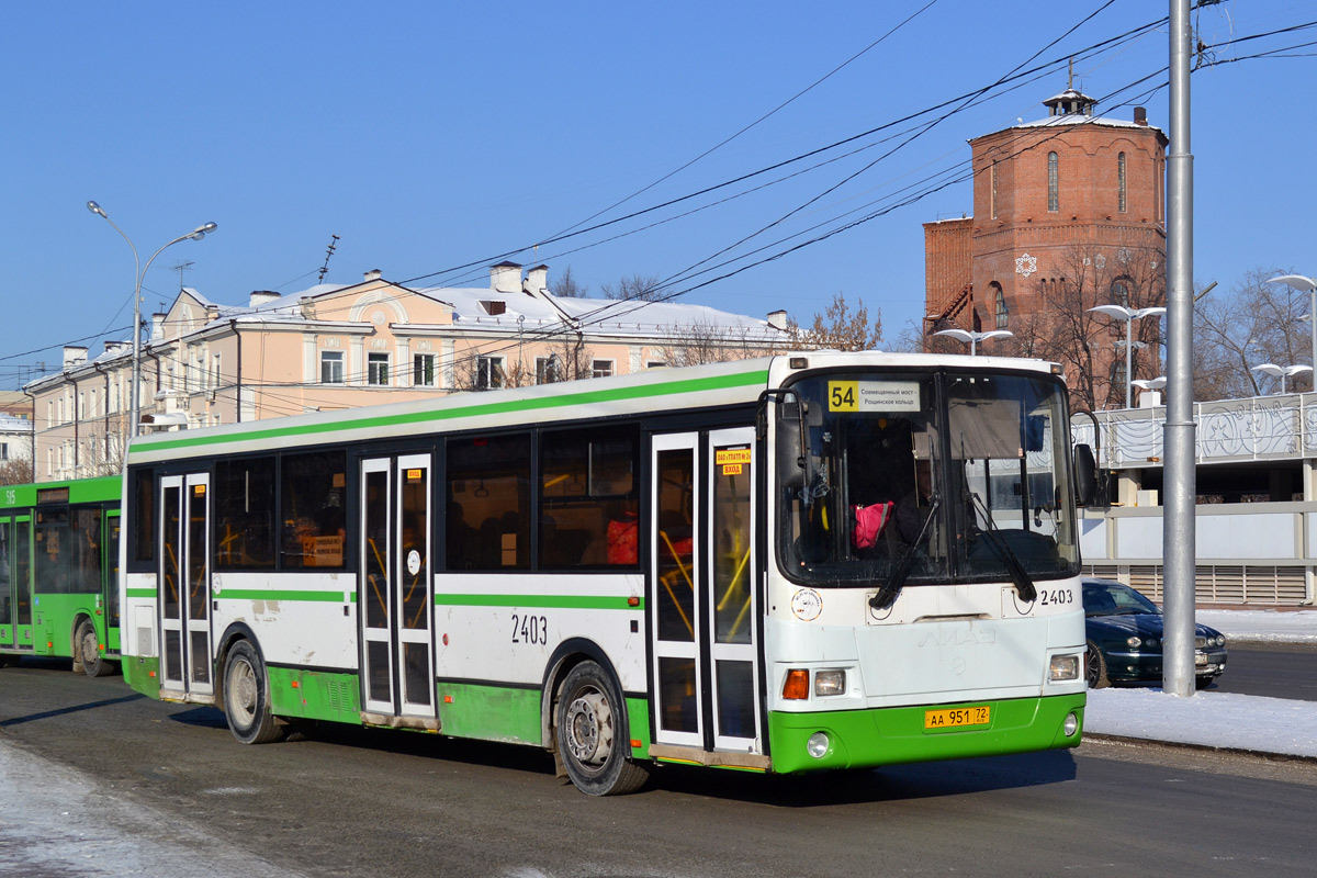 Тюменская область, ЛиАЗ-5293.54 № 2403